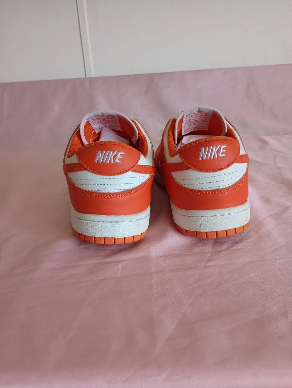 Size 12 - Men’s Nike Dunk Low Syracuse Orange White CU1726-101 Sneaker